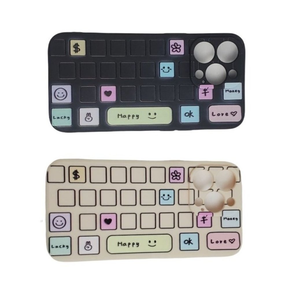 iphone Keyboard Pattern Happy Phone Case Choose Your Color and Size